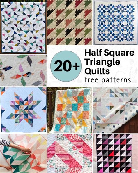 Half Square Quilt Patterns Free