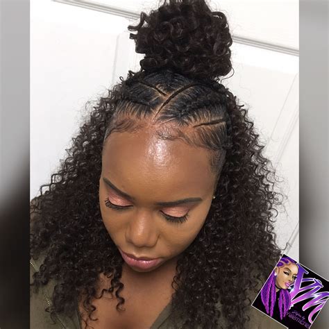 Stunning Half Up Half Down Braided Hairstyles With Weave For Short Hair