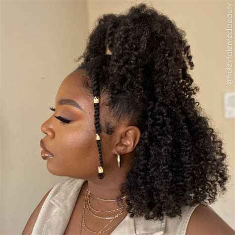  79 Ideas Half Up Half Down Braids With Curly Hair Black Girl For Long Hair