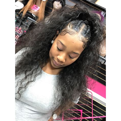 Stunning Half Up Half Down Crimped Hair Black Girl For Hair Ideas