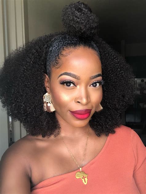 Unique Half Up Half Down Hairstyles Black Girl Natural Hair For New Style