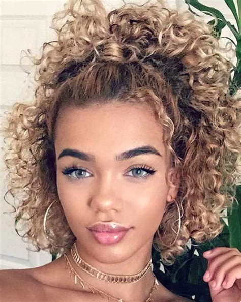  79 Stylish And Chic Half Up Half Down Hairstyles Short Curly Hair For Short Hair