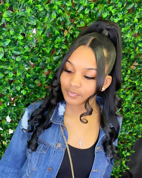  79 Popular Half Up Half Down Low Ponytail Weave For Short Hair