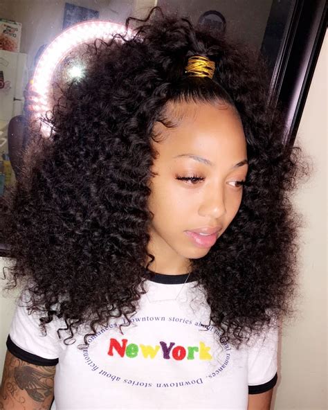  79 Stylish And Chic Half Up Half Down Quick Weave On Natural Hair For New Style