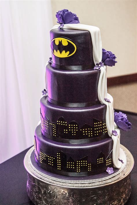 Half batman half bridal wedding cake Bridal wedding cakes, Blue