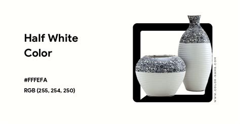 half white colour code