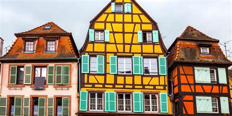 half-timbered houses Colmar