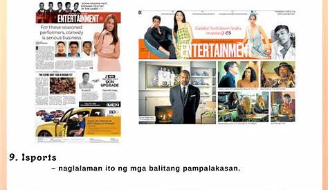 bahagi ng pahayagan - philippin news collections