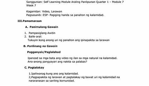 Lesson PLAN - Ang masusing banghay aralin na ito ay isang halimbawa sa