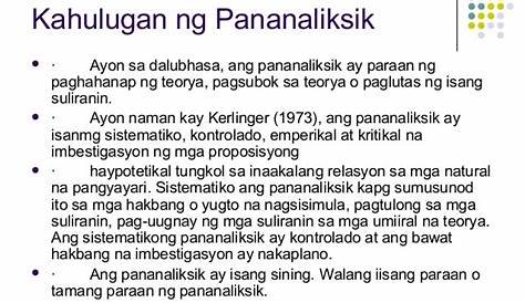 Ano Ang Layunin Ng Pagsasagawa Ng Pananaliksik Sa Akademikong Filipino