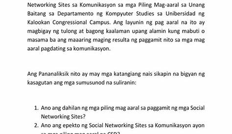 Paglalahad Ng Suliranin Isinagawa Ang Pag Aaral Na Ito Upang - Mobile