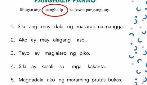 Wikapedia mula sa @pcdspo: panghalip panao (personal pronouns) sa iba't