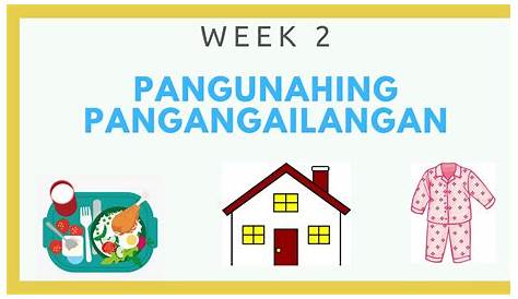 PANSARILING PANGANGAILANGAN (Grade 1- Araling Panlipunan 1ST QUARTER