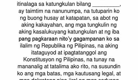 panunumpa sa katungkulan