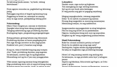 Sumulat Ng Isang Halimbawa Ng Balagtasan Na Nagpapahayag Ng Iyong