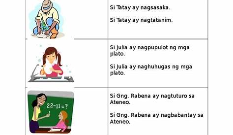 Nagagamit Ang Salitang Kilos Sa Pag Uusap Tungkol Sa Iba T Ibang Gawain