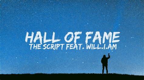 hall of fame lyrics songfacts