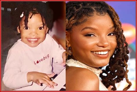 halle bailey pictures from her childhood