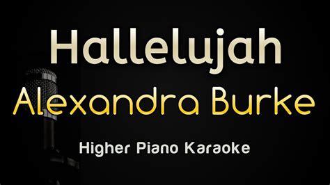 hallelujah chords and lyrics alexandra burke
