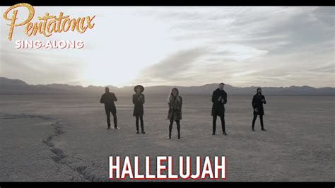 hallelujah sung by pentatonix