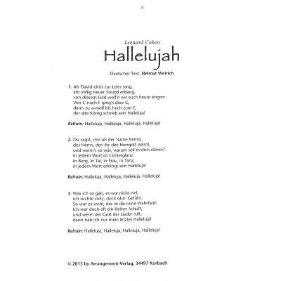 hallelujah text original deutsch