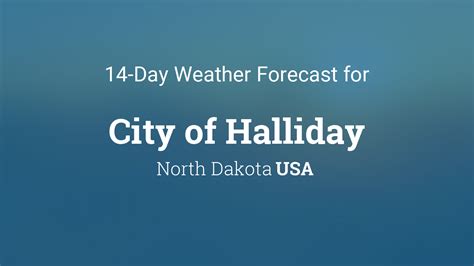 Halliday Nd Weather