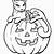 halloween black cat coloring pages