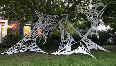 Halloween Decorations Diy Spider Webs