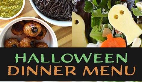 Halloween Dinner Party Menu Ideas