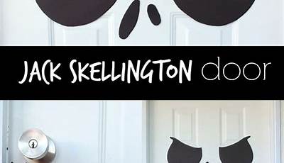 Halloween Door Decorations Diy Jack Skellington