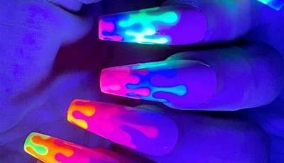 Halloween Nails Glow In The Dark