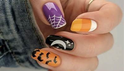 Halloween Nails Quadrate