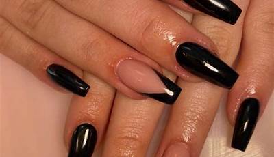 Halloween Nails Zwart