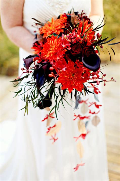 20 Awesome Halloween Wedding Bouquet Ideas Wohh Wedding