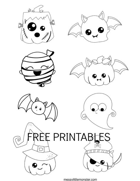 Halloween Characters Coloring Pages