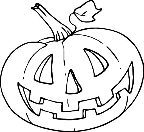 Scary Halloween Pumpkin Coloring Pages Team colors
