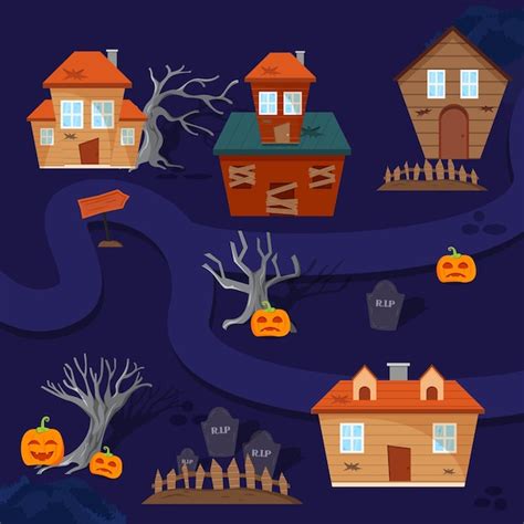 Halloween Decorations Map