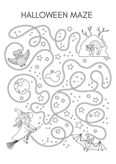 Halloween Kid Games Printable