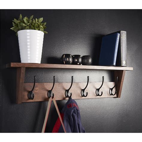Hallway Hook Shelf