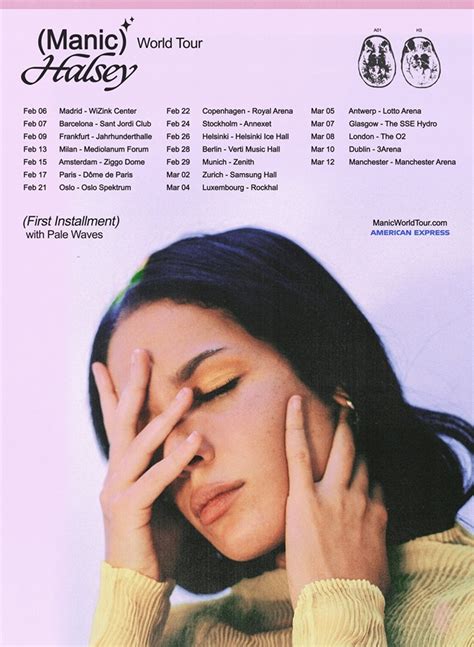 halsey 2020 tour schedule