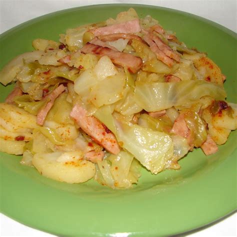 Ham And Cabbage With Potatoes