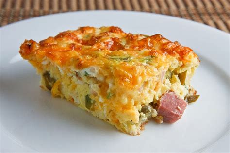 Ham And Cheese Egg Bake