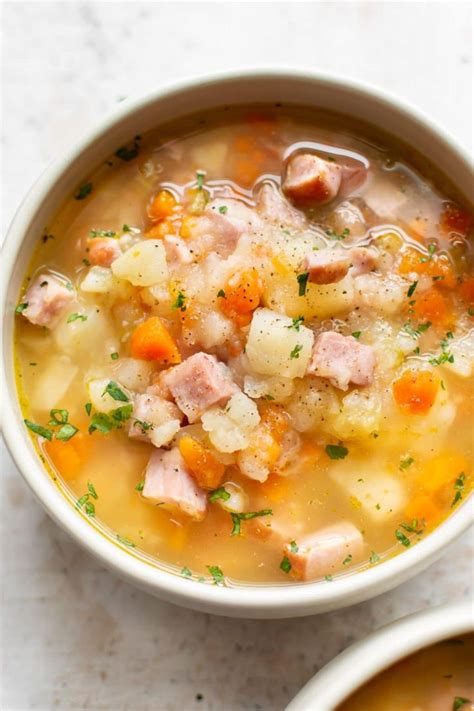 ham and potato soup without milk