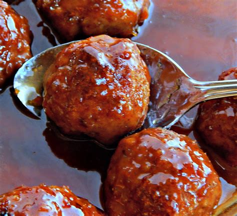 Ham Balls With Ketchup