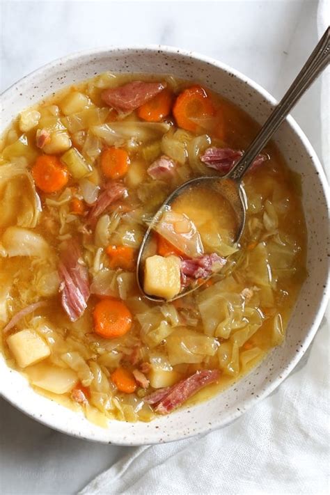 Ham Bone Potato Cabbage Soup