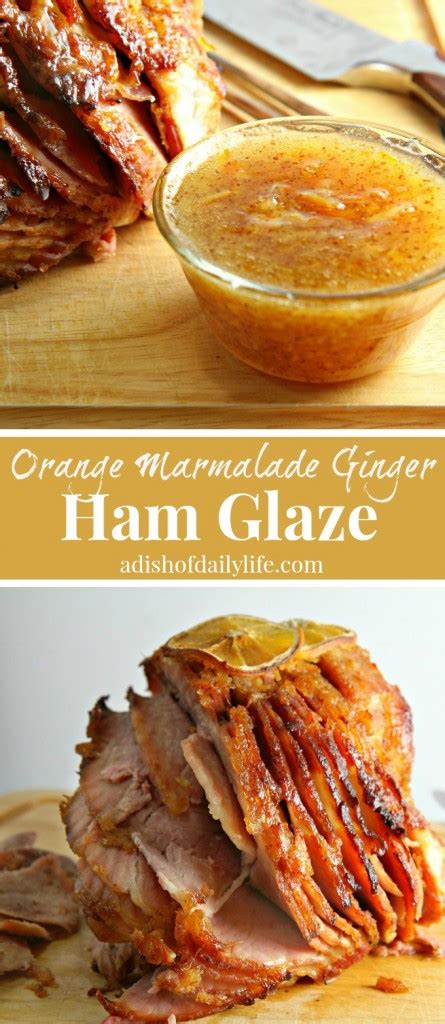 Ham Glaze With Ginger Marmalade