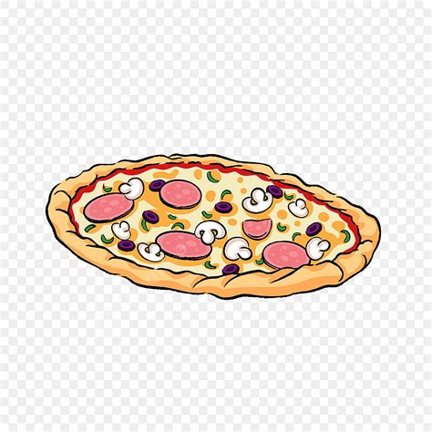 Ham Pizza Clipart