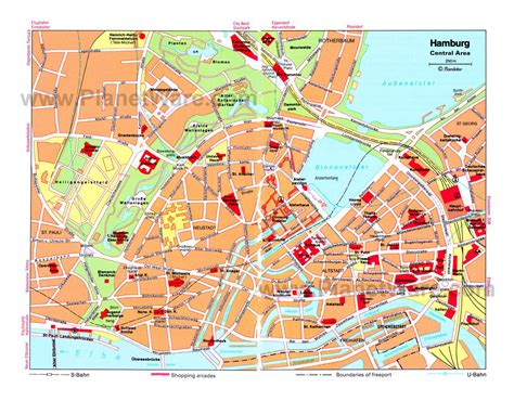 Hamburg Rail Maps and Stations from European Rail Guide