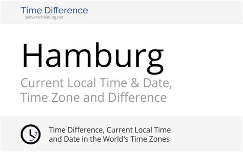 hamburg germany time zone to philippine time
