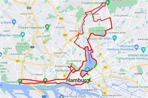 hamburg marathon strecke